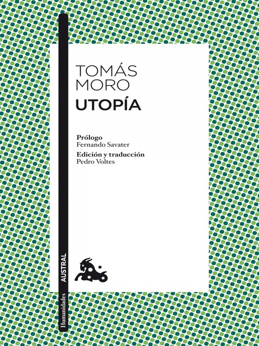 Title details for Utopía by Tomás Moro - Wait list